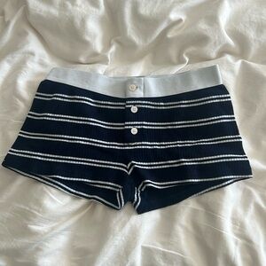 Brandy Melville Striped Boxer Shorts